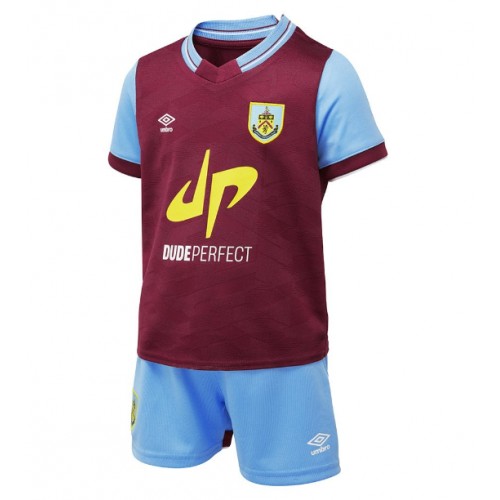 Dětský fotbalový dres Burnley 2023-24 Domácí Krátký Rukáv (+ trenýrky)